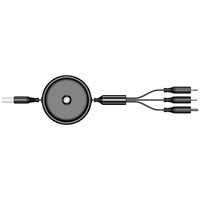 3-in-1 Ladekabel - 3,1A 1,2m - Jellico B19 - Schwarz