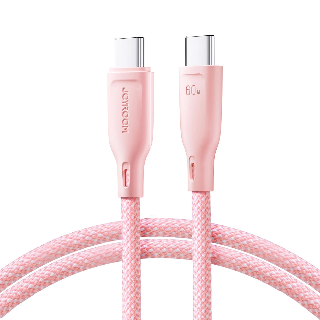 Joyroom 60W USB Type C 1M Cable - Pink - MIZO.at