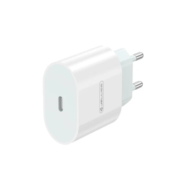 20W USB-C to USB-C Wall Charger - Jellico AK200 - White