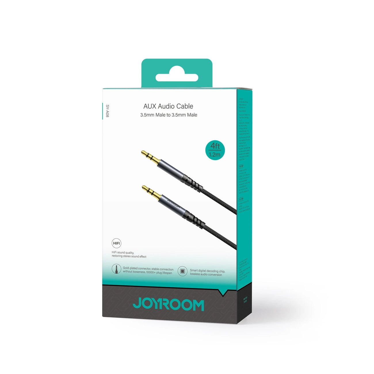 Joyroom Aux 3.5mm Audio Cable | High-Quality Sound | 1.2m Length - MIZO.at