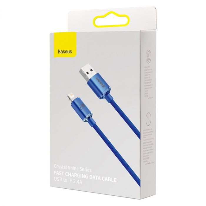 Lightning Crystal Shine Cable Series 2.4A 2m Blue (CAJY000103)