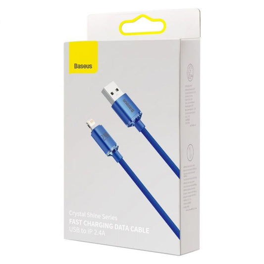 Lightning Crystal Shine Cable Series 2.4A 2m Blue (CAJY000103)
