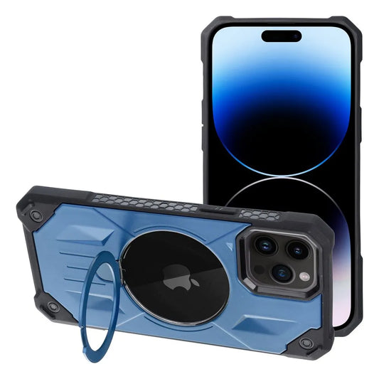 iPhone 14 Pro Max Armor Mag Cover Case - Blue - MIZO.at