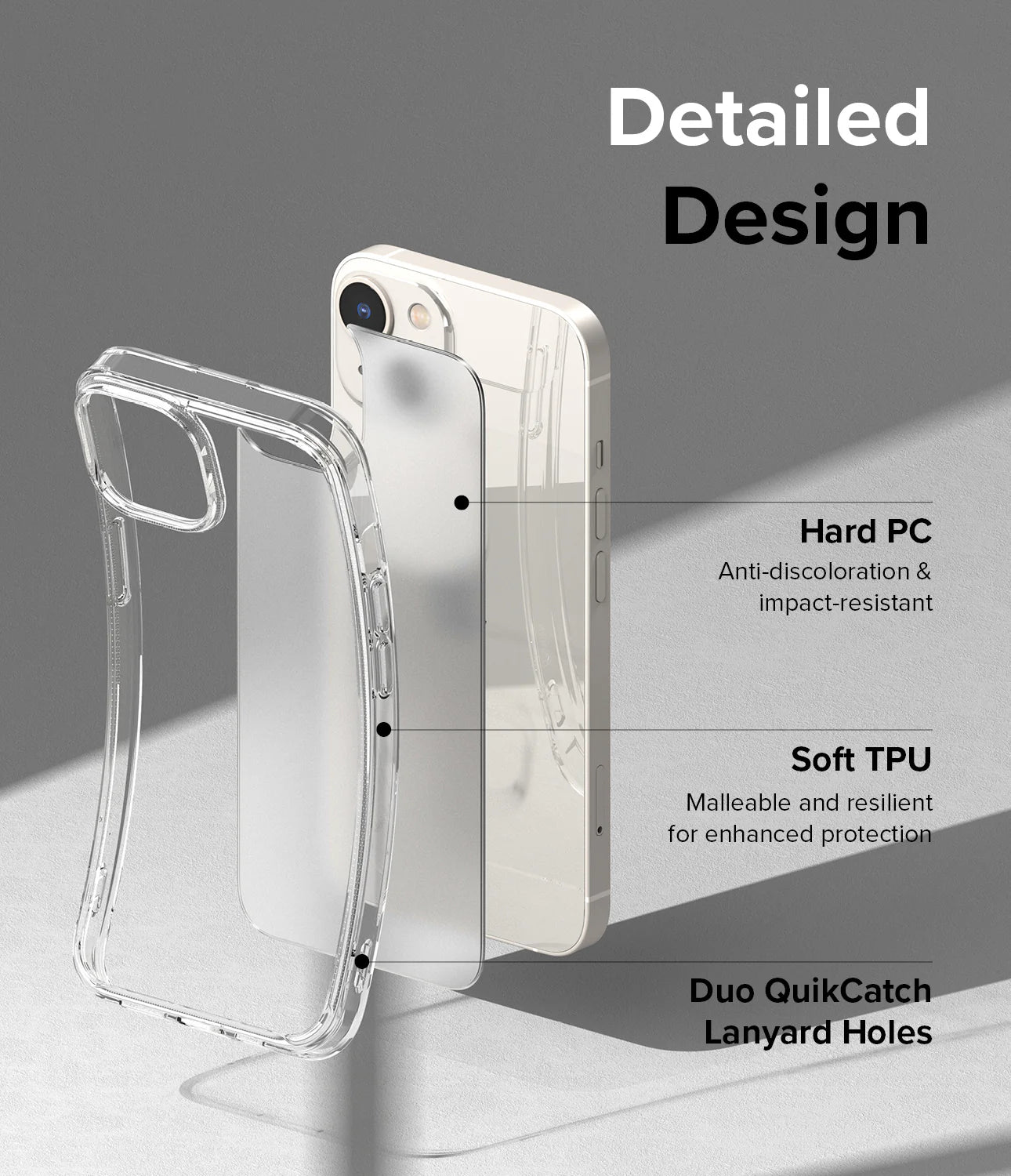 iPhone 14 Plus Case Fusion Matte Clear