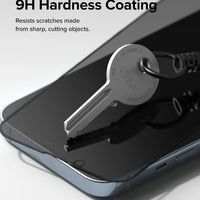 iPhone 14 Plus/13 Pro Max Privacy Tempered Glass with installation jig Black