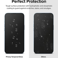 iPhone 14 Plus/13 Pro Max Privacy Tempered Glass with installation jig Black