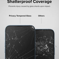 iPhone 14 Plus/13 Pro Max Privacy Tempered Glass with installation jig Black