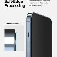 iPhone 14 Plus/13 Pro Max Privacy Tempered Glass with installation jig Black