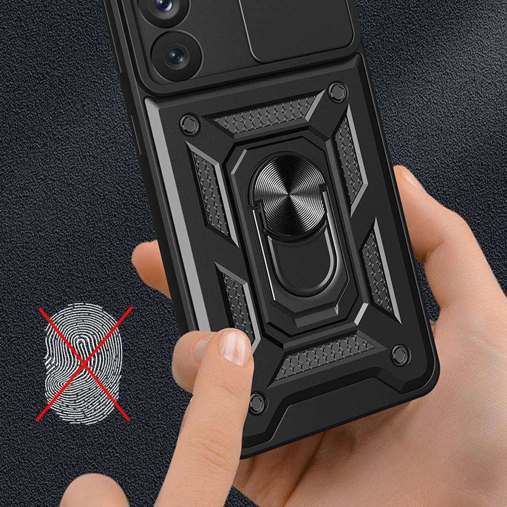 Samsung Galaxy S23 Hybrid Armor Camshield Case | Sliding Camera Cover - MIZO.at