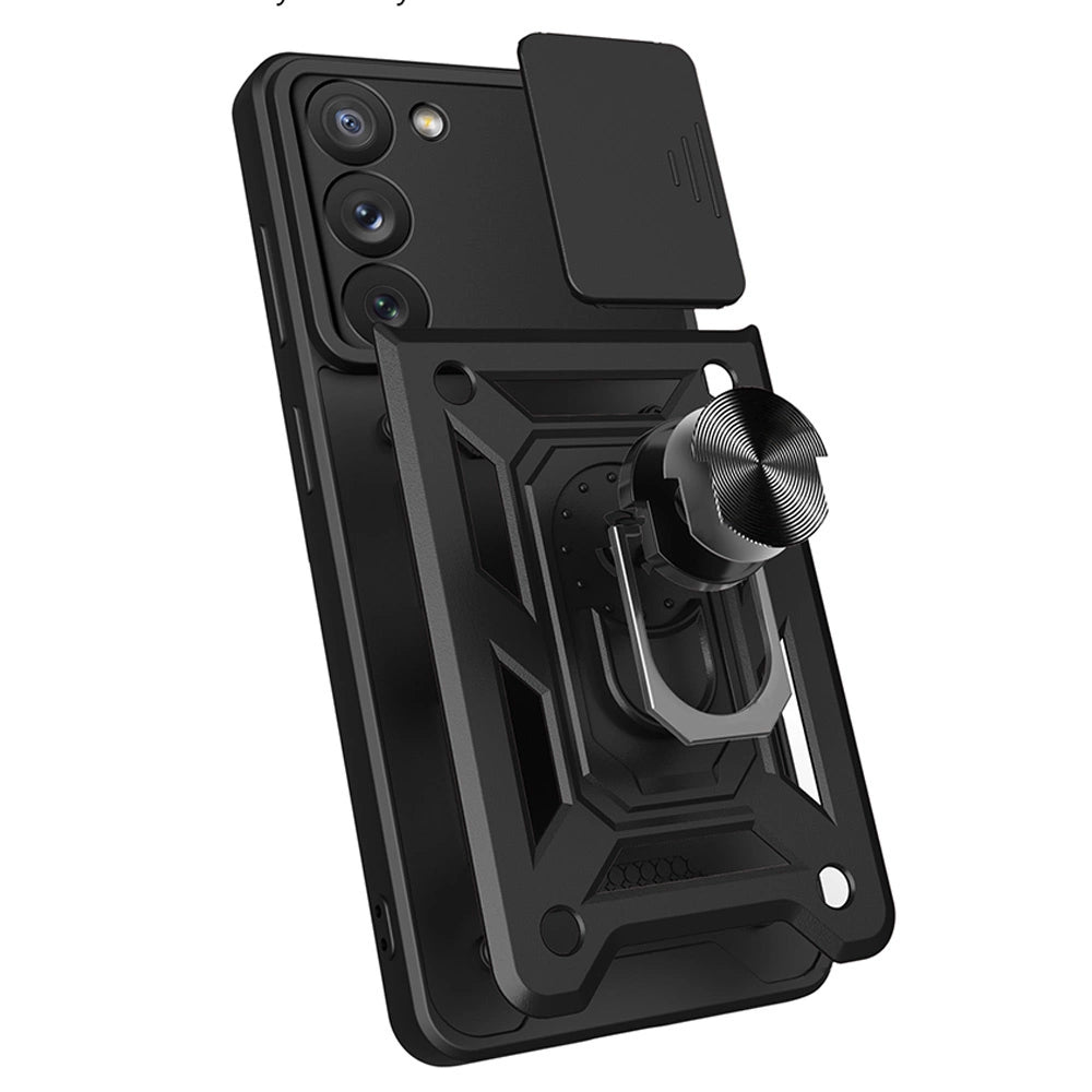 Samsung Galaxy S23 Hybrid Armor Camshield Case | Sliding Camera Cover - MIZO.at