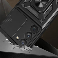 Samsung Galaxy S23 Hybrid Armor Camshield Case | Sliding Camera Cover - MIZO.at