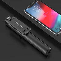 MINI-SELFIE-STICK – MIT ABNEHMBARER BLUETOOTH-FERNBEDIENUNG UND STATIV – P30 SCHWARZ