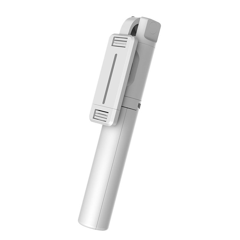 MINI-SELFIE-STICK – MIT ABNEHMBARER BLUETOOTH-FERNBEDIENUNG UND STATIV – P30 WEISS