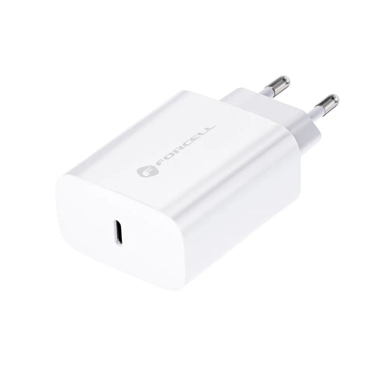 FORCELL 25W PD travel charger Type C - white