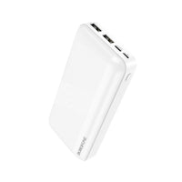 BOROFONE POWER BANK 20000MAH BJ27A PINDAR - 2XUSB - WEISS