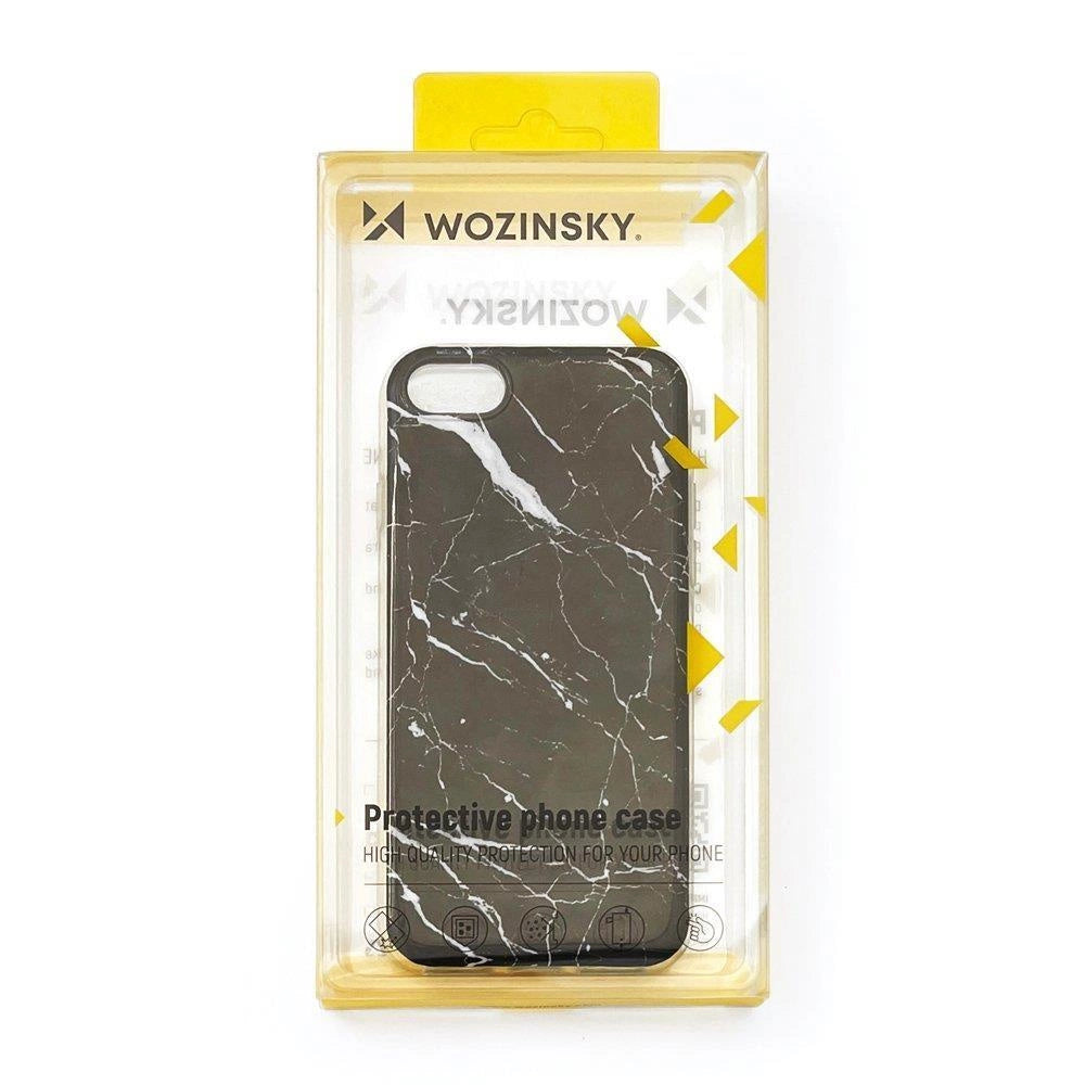 Samsung Galaxy S22+ (S22 Plus) - Black - Wozinsky Marble Gel Case Cover - MIZO.at