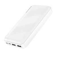 BOROFONE POWER BANK 20000MAH BJ27A PINDAR - 2XUSB - WHITE