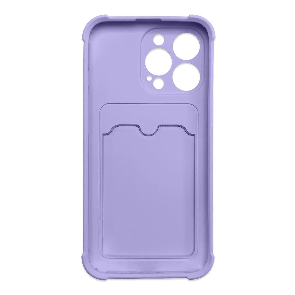 iPhone 12 Pro Card Wallet | Purple Airbag Armor Case - MIZO.at