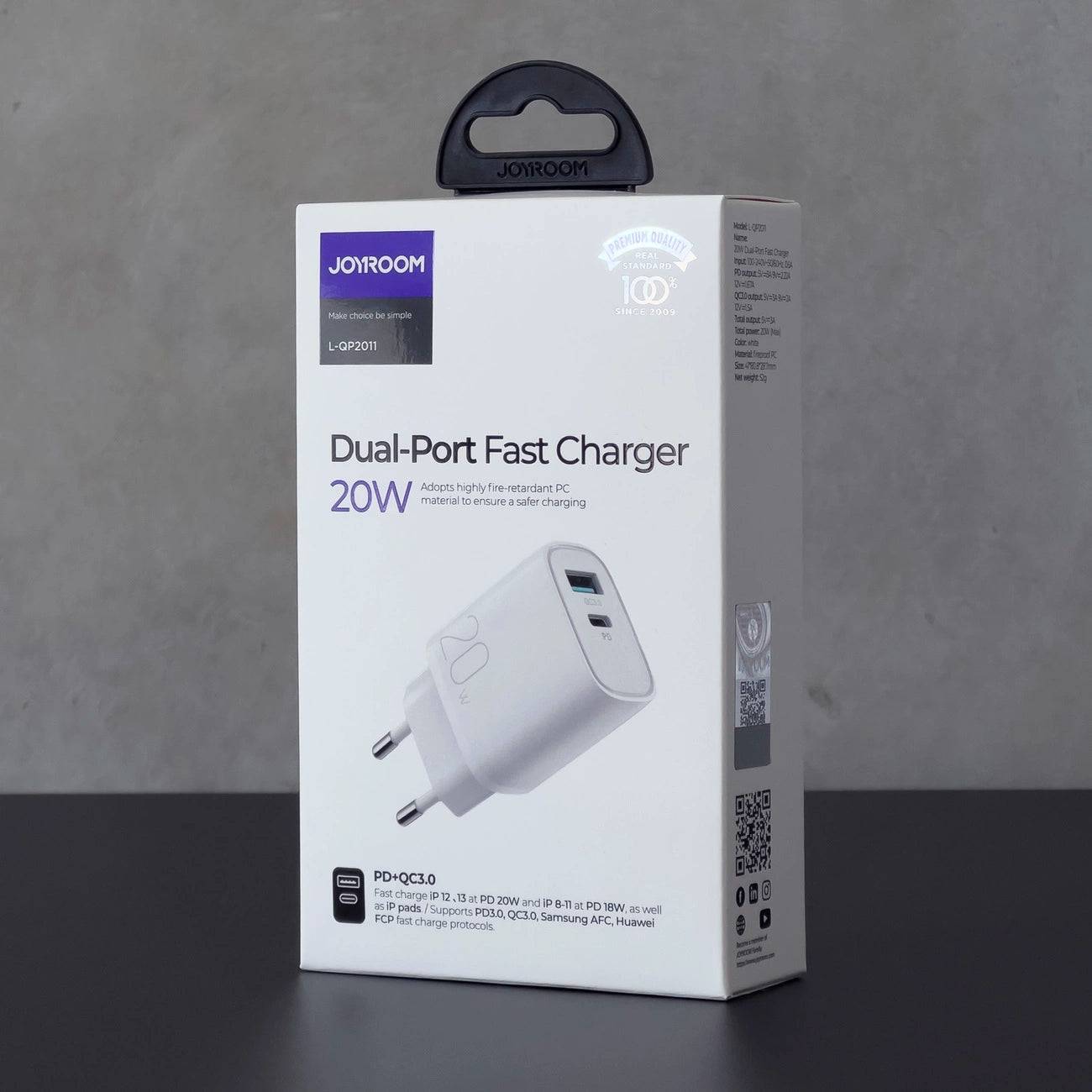 Joyroom Fast Charger | Dual USB, Quick Charge, Power Delivery - MIZO.at