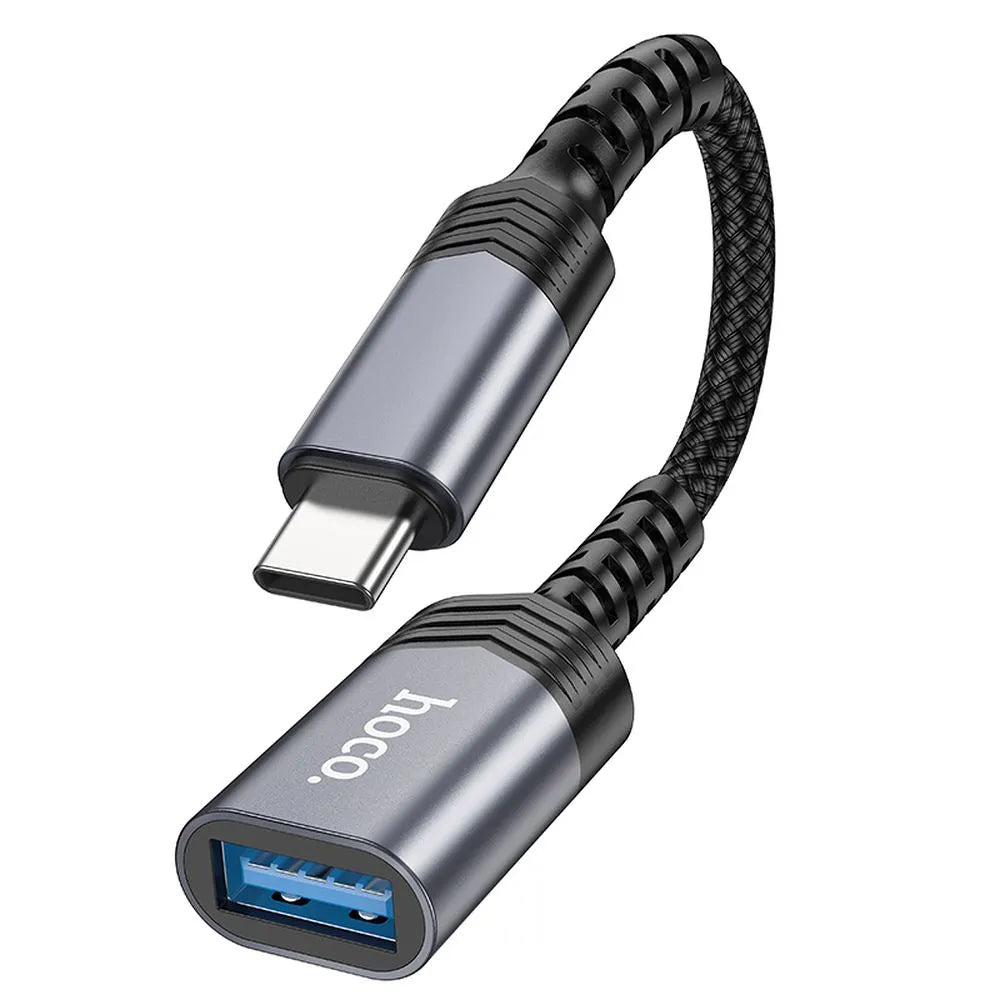 Hoco Type-C to USB 3.0 OTG Adapter | Fast Data Transfer | Black - MIZO.at