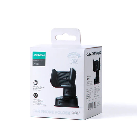 Car Mount Holder (Dashboard Version with Suction Cup) 4.5 - 6.7 inch, Black (JR-ZS284)