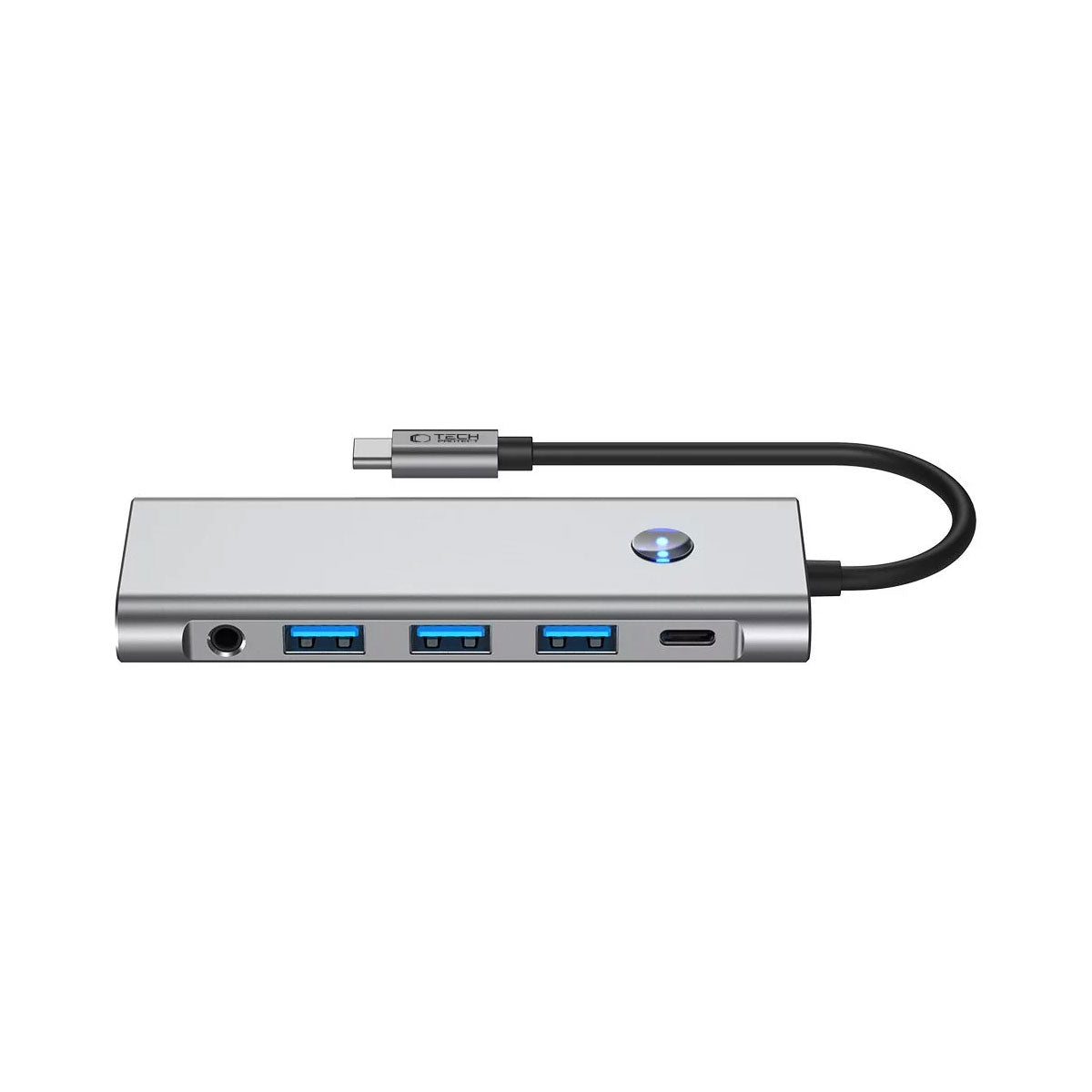 Tech-Protect HB04 9-in-1 USB-C Hub | 4K HDMI, PD 100W, Space Grey - MIZO.at