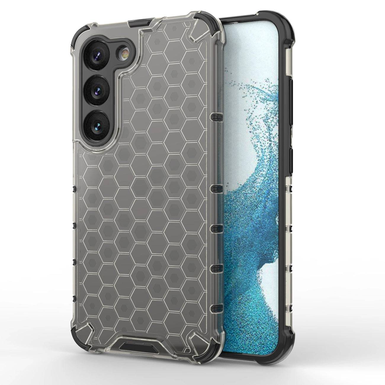 Samsung Galaxy S23 Honeycomb armored hybrid cover black