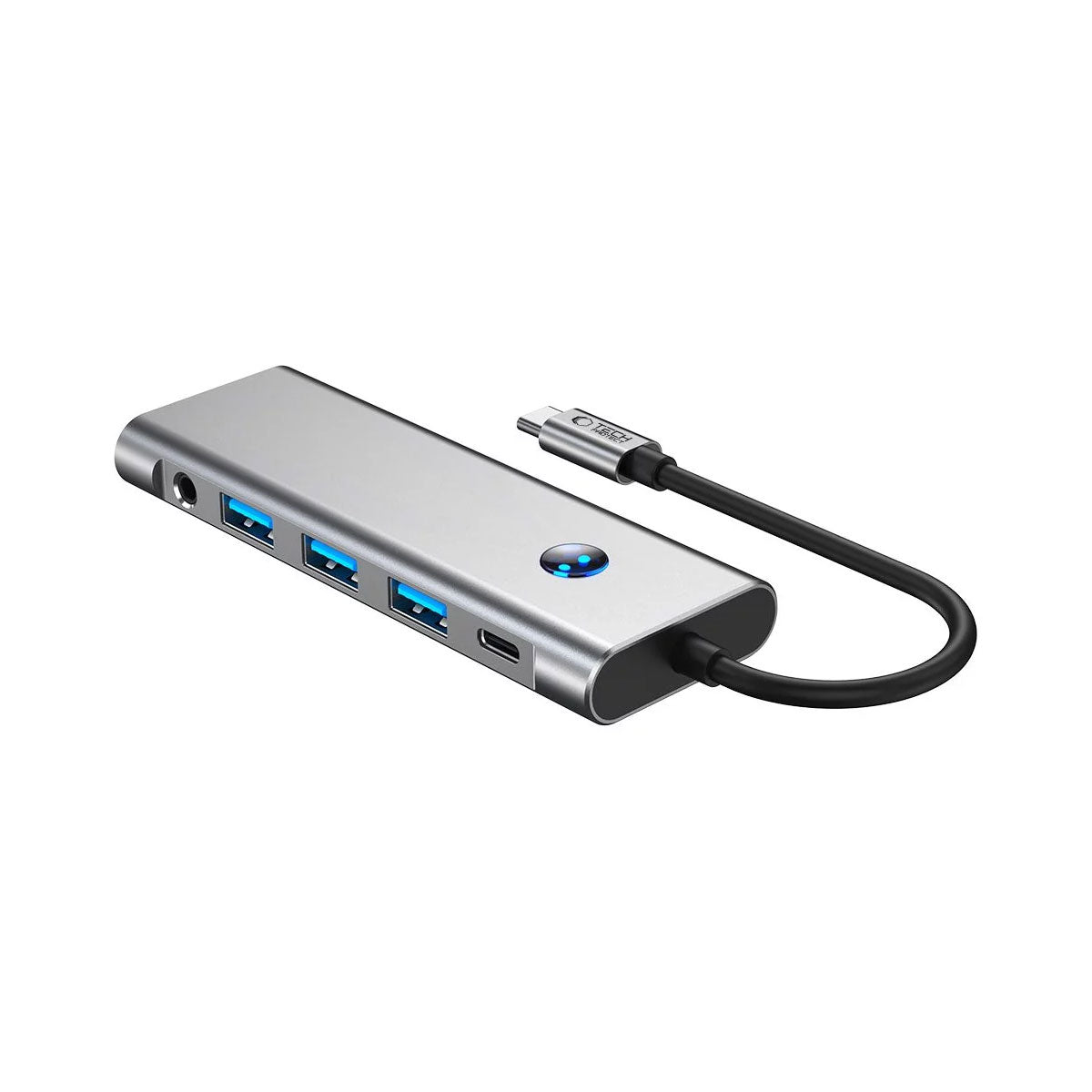 Tech-Protect HB04 9-in-1 USB-C Hub | 4K HDMI, PD 100W, Space Grey - MIZO.at