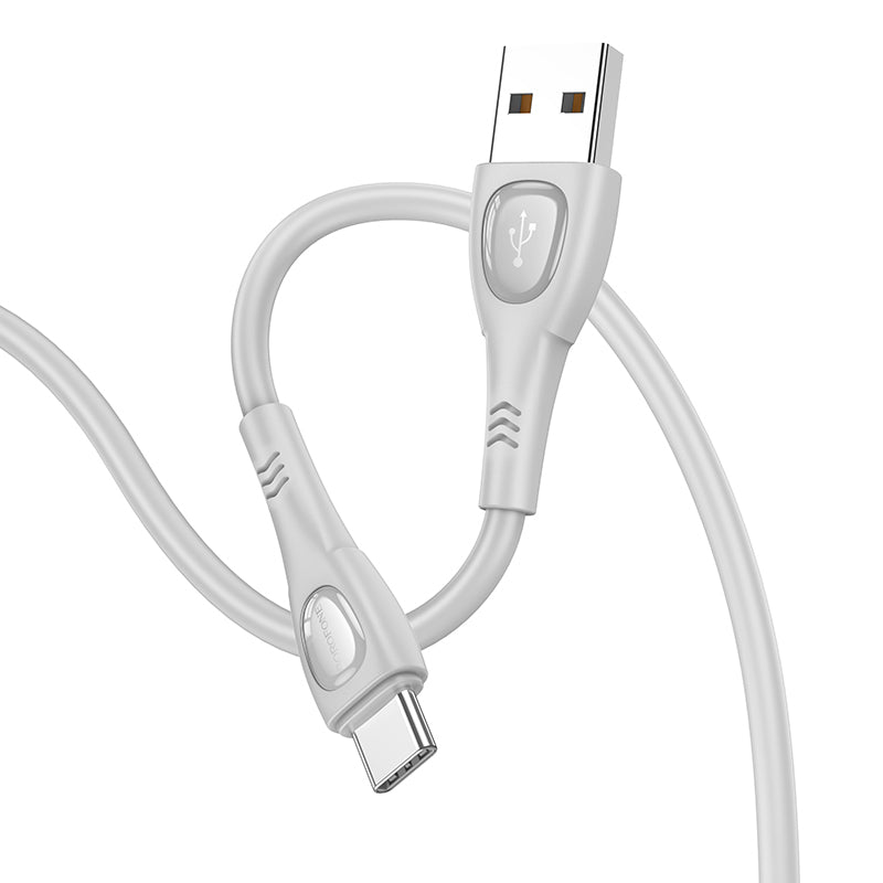 BX98 SUPERIOR-KABEL - USB AUF TYP C - 3A 1 METER GRAU