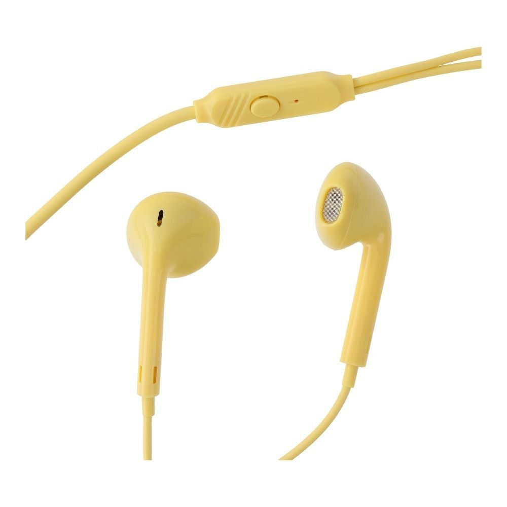 Pavareal PA-E65 Wired Earphones with Microphone - Yellow - MIZO.at