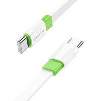 Borofone BX89 Union Cable | USB-C to USB-C, PD 60W, 1M | White-Green - MIZO.at