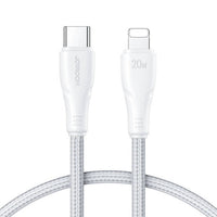 USB C - Lightning 20W cable for fast charging and data transfer 0.25m white