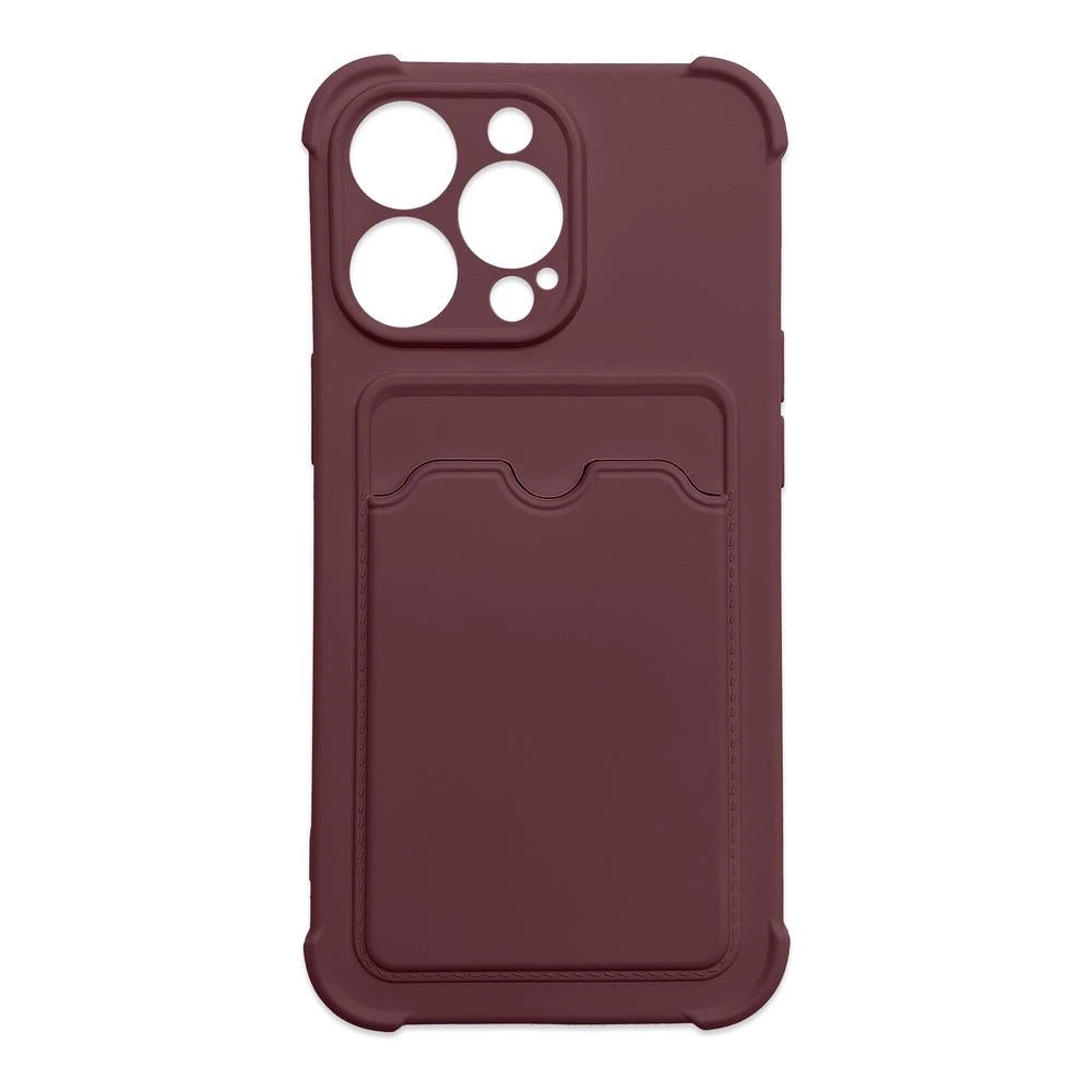 iPhone 12 Pro Card Wallet | Raspberry Airbag Armor Case - MIZO.at