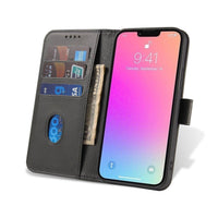 Samsung Galaxy S23 Magnet Case | Black Wallet & Flip Cover - MIZO.at