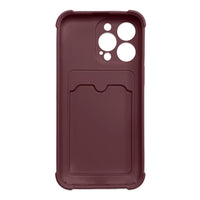 iPhone 12 Pro Card Wallet | Raspberry Airbag Armor Case - MIZO.at