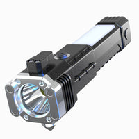 Rescue Led Flashlight LT2 (hammer, belt cutter, magnet) Waterproof - silver