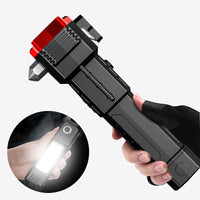 LT2 Rescue Flashlight | Red, LED, Waterproof, Hammer, Cutter, Magnet - MIZO.at