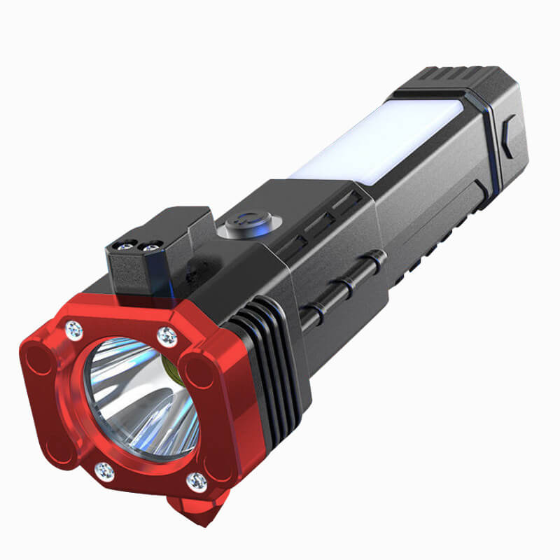 LT2 Rescue Flashlight | Red, LED, Waterproof, Hammer, Cutter, Magnet - MIZO.at