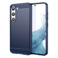 Samsung Galaxy S23 Carbon Case - blau