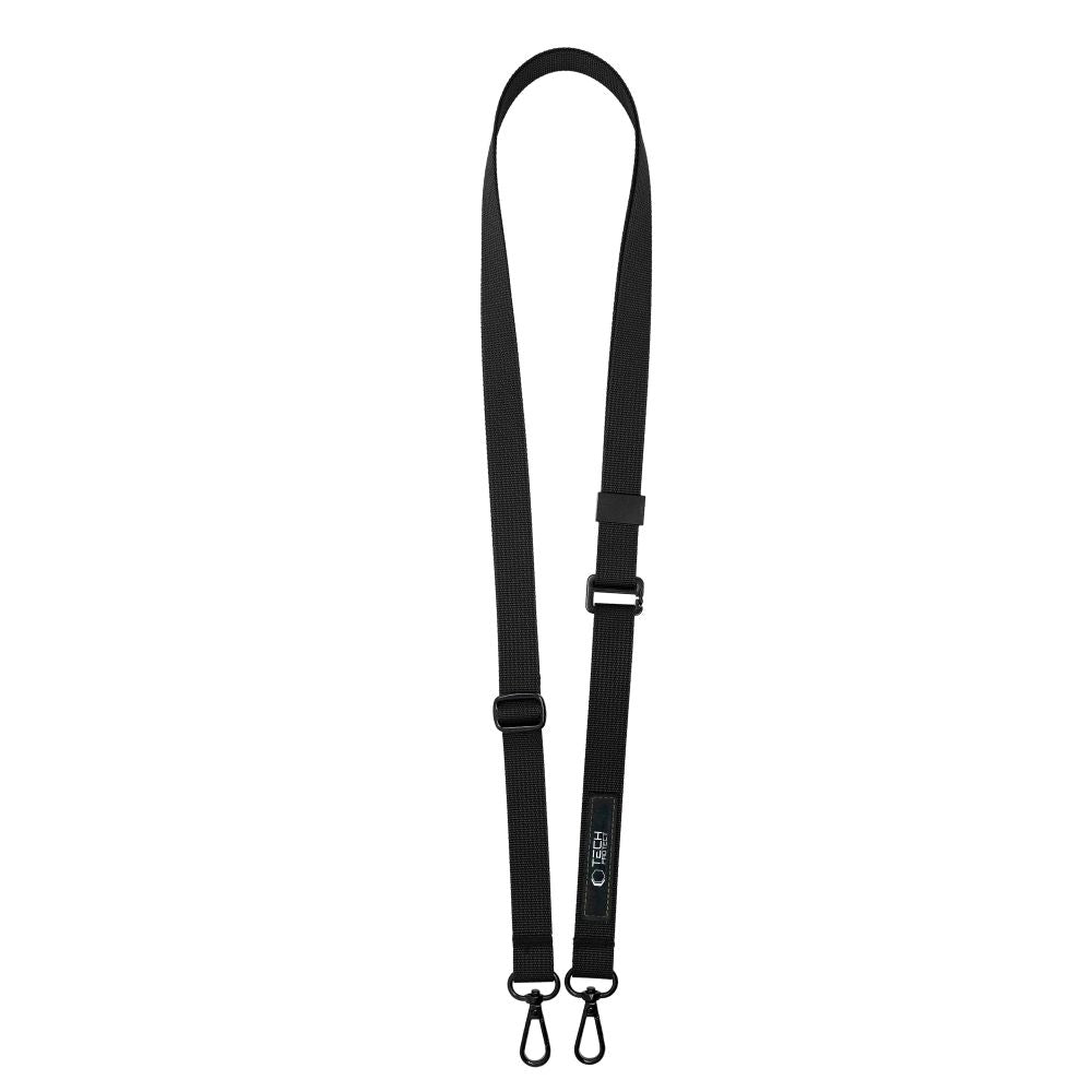 Tech-Protect C6S Rope Crossbody | Adjustable Phone Strap, Black