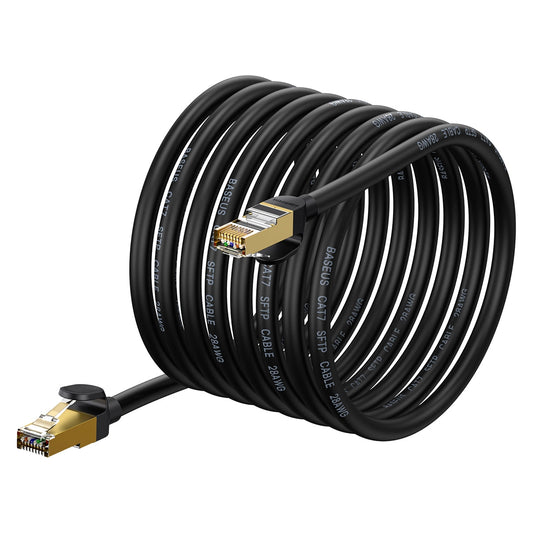 Baseus 10m Speed Seven Network Cable RJ45 10Gbps Black (WKJS010701)