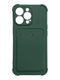 iPhone 12 Pro Card Wallet | Green Airbag Armor Case - MIZO.at