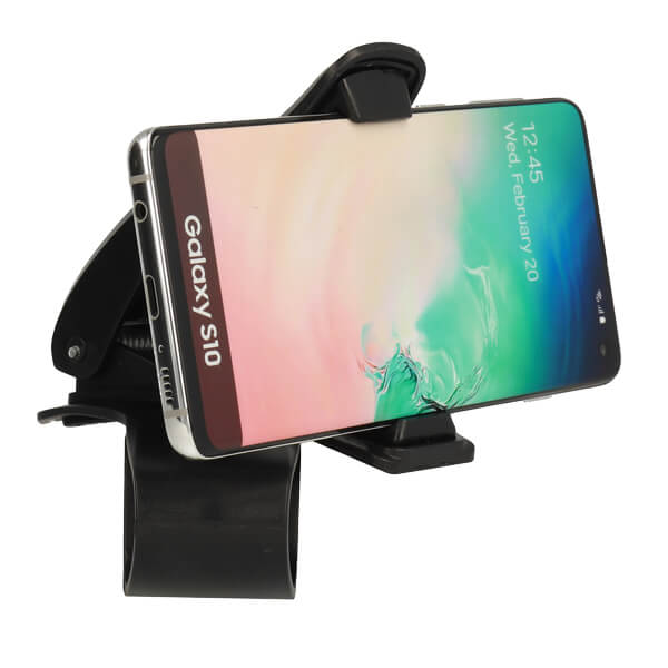 Universal Smart Clip Car Holder | 360-degree Rotation, Black - MIZO.at