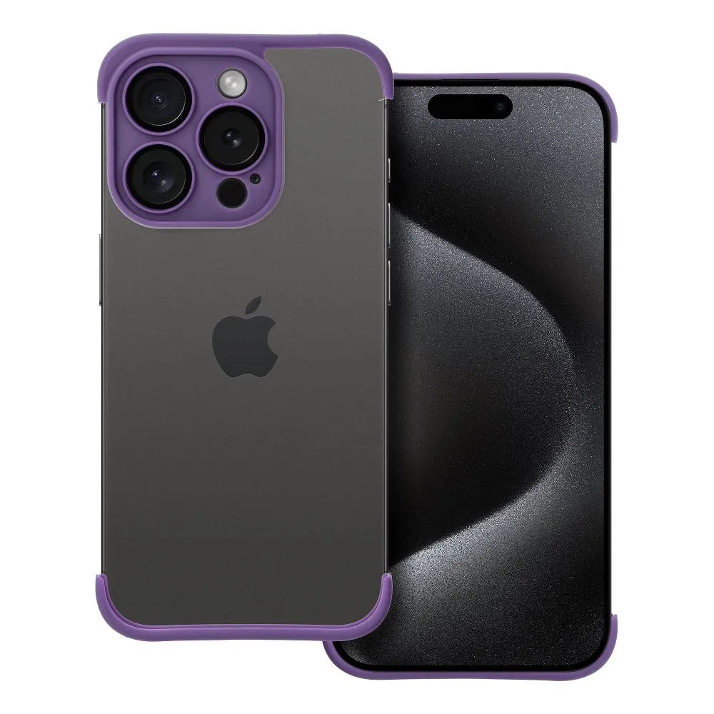 iPhone 15 Plus Dark Purple MINI BUMPERS Case | Camera Protection - MIZO.at