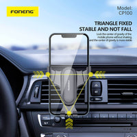 FONENG CAR HOLDER GRAVITY TO AIR VENT BLACK