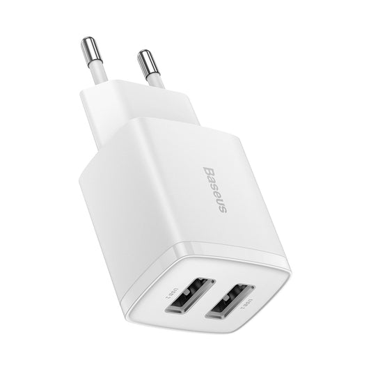 10.5W Compact Charger 2x USB - White - MIZO.at