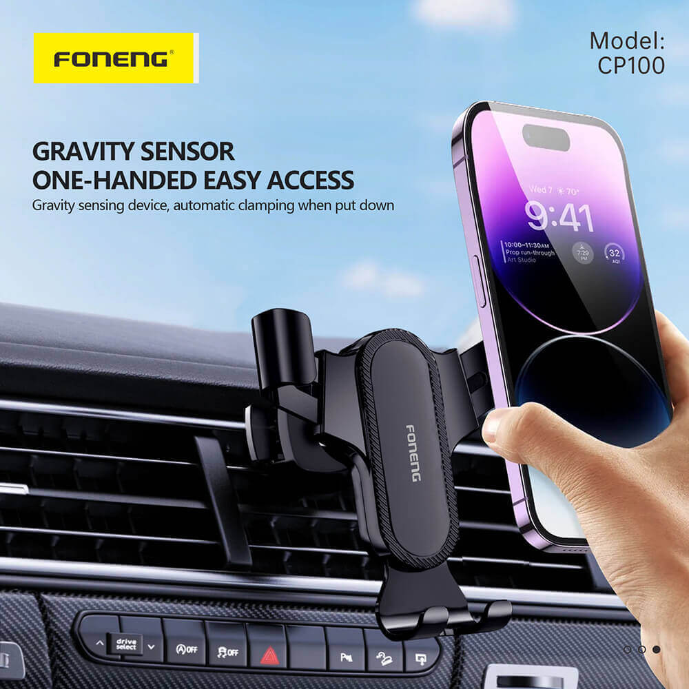 Foneng Gravity Car Holder | Air Vent Mount & 360° Rotation - MIZO.at