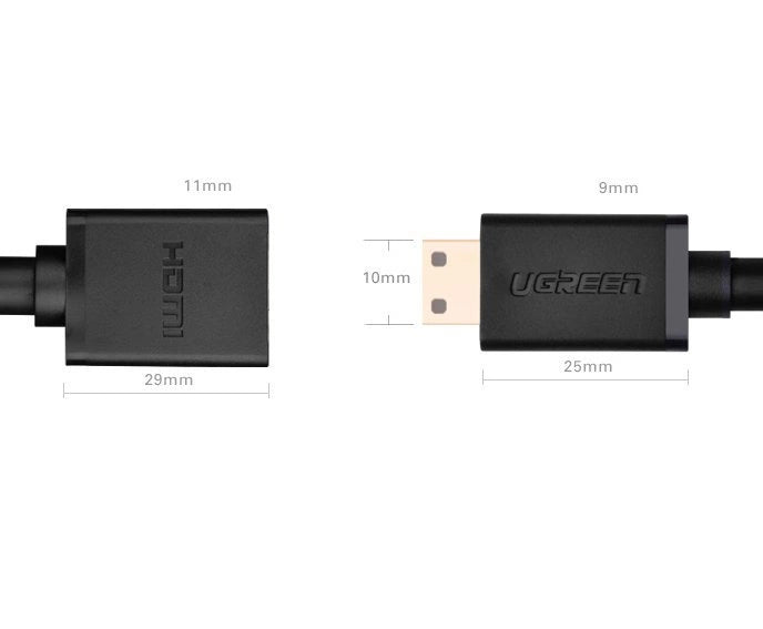 Ugreen HDMI auf Mini HDMI Adapter 4K 60Hz