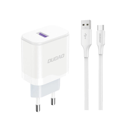 Dudao A20EU Wall Charger with USB-A to USB-C Connector