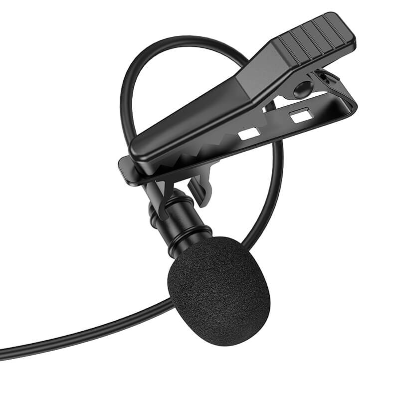 Elegant Type C Lavalier Microphone | Omnidirectional, Black - MIZO.at